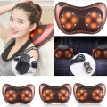 Gối massage hồng ngoại 8 bi 2 chiều xoay tiện lợi
