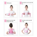 Đai chống gù, cố định cột sống dành cho trẻ em, Size S (15-25kg) - Màu hồng