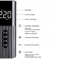 Máy bơm hơi lốp xe ô tô cầm tay mini thông minh