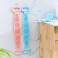 Dây đai chà lưng silicon 2 mặt thư giãn khi tắm, 1 cái
