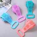 Dây đai chà lưng silicon 2 mặt thư giãn khi tắm, 1 cái