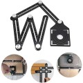 Thước gập đa góc chia 6 khúc dùng để định vị vị trí lỗ khoan