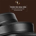 Thắt lưng da nam mặt họa tiết sang trọng cao cấp