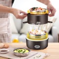 Hộp cơm giữ nhiệt cắm điện 3 tầng cao cấp đa chức năng