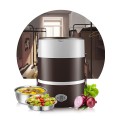 Hộp cơm giữ nhiệt cắm điện 3 tầng cao cấp đa chức năng