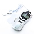 Máy massage xung điện mini 6 chế độ tặng kèm 4 miếng dán, Máy massage + 4 miếng dán