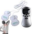 Máy massage xung điện mini 6 chế độ tặng kèm 4 miếng dán, Máy massage + 4 miếng dán