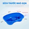 Chậu gội đầu tại giường cho người bệnh, người già, trẻ nhỏ, bà bầu