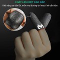 Găng tay chơi game cảm ứng chống mồ hôi sợi bạc cao cấp, 1 đôi