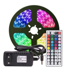 Đèn led đổi màu RGB nháy theo nhạc có điều khiển , 1m + dây kết nối app