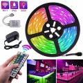 Đèn led đổi màu RGB nháy theo nhạc có điều khiển , 1m + dây kết nối app