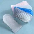 Cặp lót giày silicon tăng chiều cao êm chân mềm mại, 1 lót