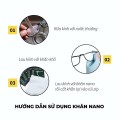Khăn lau kính Nano chống bám hơi nước, Combo 30 chiếc