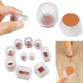 Combo 4 nút bọc chân ghế, chân bàn chống trầy sàn nhà, chống ồn hiệu quả, VUÔNG 30-35mm