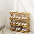 Kệ để giày dép 3-4 tầng gấp gọn chịu lực chắc chắn, Kệ 3 tầng 47cm