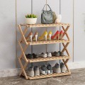 Kệ để giày dép 3-4 tầng gấp gọn chịu lực chắc chắn, Kệ 3 tầng 47cm