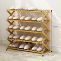 Kệ để giày dép 3-4 tầng gấp gọn chịu lực chắc chắn, Kệ 3 tầng 47cm
