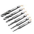 Bộ 6 mũi taro tạo ren M3 – M10 chuôi lục giác độ cứng cao