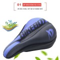 Bọc yên xe đạp dày chống sốc cao cấp, Màu tím đen