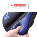 Bọc yên xe đạp dày chống sốc cao cấp, Màu tím đen