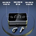 Tai nghe Bluetooth 5.0 màn hình gương cảm biến vân tay, Màu đen