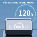 Tai nghe Bluetooth 5.0 màn hình gương cảm biến vân tay, Màu đen