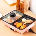 Nồi lẩu nướng điện đa năng mini 2 trong 1