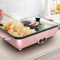 Nồi lẩu nướng điện đa năng mini 2 trong 1