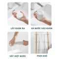 Khăn tắm du lịch dạng viên nén bỏ túi tiện dụng, 5 viên