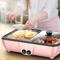 Nồi lẩu nướng điện đa năng mini 2 trong 1