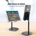 Giá đỡ điện thoại máy tính bảng để bàn đa năng, tiên dụng , Màu đen