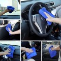 Khăn lau xe ô tô, xe máy đa năng chuyên dụng siêu thấm hút nước, 35cm x 35cm