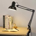 Đèn học kẹp bàn đọc sách, làm việc thông minh chống cận, Thân đèn + Bóng Rạng Đông 5w vàng