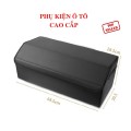 Thùng đựng đồ đa năng cốp sau ô tô bọc da gấp gọn tiện lợi, Size M: 50cm x 30cm x 30cm