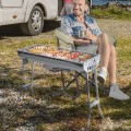 Bếp nướng than hoa BBQ ngoài trời, dã ngoại gấp gọn tiện lợi