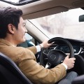 Bọc vô lăng da thật vát đáy chữ D mềm mại thoáng khí, Màu đen chỉ xanh