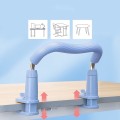 Giá đỡ chống cận, chống gù điều chỉnh tư thế ngồi cho bé, Màu xanh