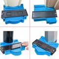 Dụng cụ chép hình, thước đo đường viền đa năng, Màu đỏ - Loại 25cm
