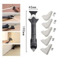 Dụng cụ miết và làm sạch keo silicone đa năng, Bộ 15 chi tiết