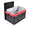 Thùng đựng đồ ô tô đa năng xếp gọn dung tích lớn, 30 lít (không kèm lót)	