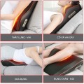Gối massage hồng ngoại cổ vai gáy tựa lưng đa năng, Màu đen