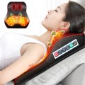 Gối massage hồng ngoại cổ vai gáy tựa lưng đa năng, Màu đen