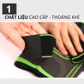  Đai quấn gối thoáng khí có đai cuốn chơi thể thao, 1 đôi - Szie M (60-75kg)