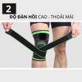  Đai quấn gối thoáng khí có đai cuốn chơi thể thao, 1 đôi - Szie M (60-75kg)