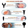 Máy massage toàn thân cầm tay 4 đầu 6 chế độ, Loại thường