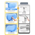 Giá đỡ chống cận thị chống gù gắn bàn học có nhắc nhở khi ngồi sai tư thế, Màu xanh