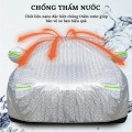 Bạt phủ ô tô 4 - 5 chỗ 3 lớp phản quang cách nhiệt , Size 3XL (5.3x2.0x1.5m)