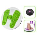 Đĩa xoay eo 360 độ tập thể dục tại nhà có các hạt massage chân, Màu hồng