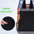 Balo học sinh chống thấm nước siêu nhẹ chống gù, Màu hồng