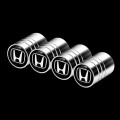 Bộ 4 nắp chụp van xe ô tô logo các hãng cao cấp , Logo Toyota